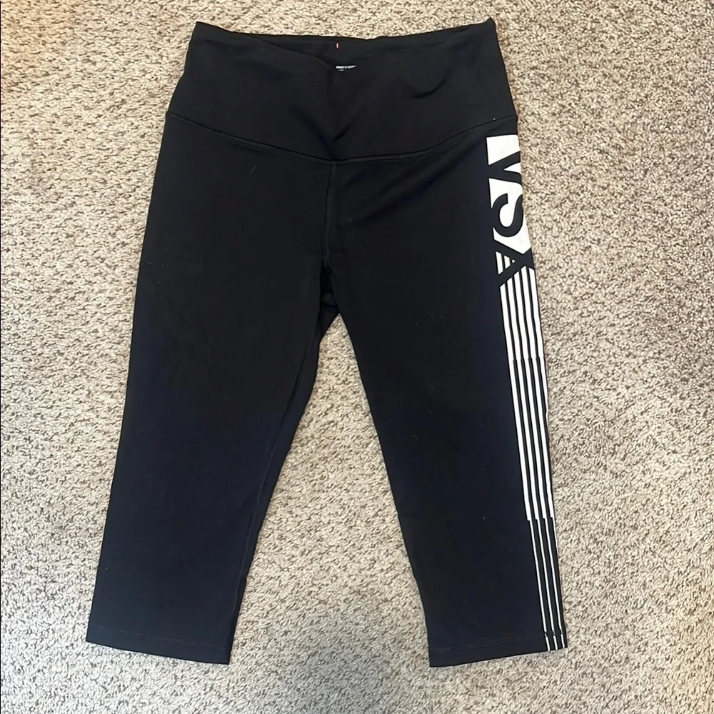 VSX Black Crop Leggings - Picture 2 of 5
